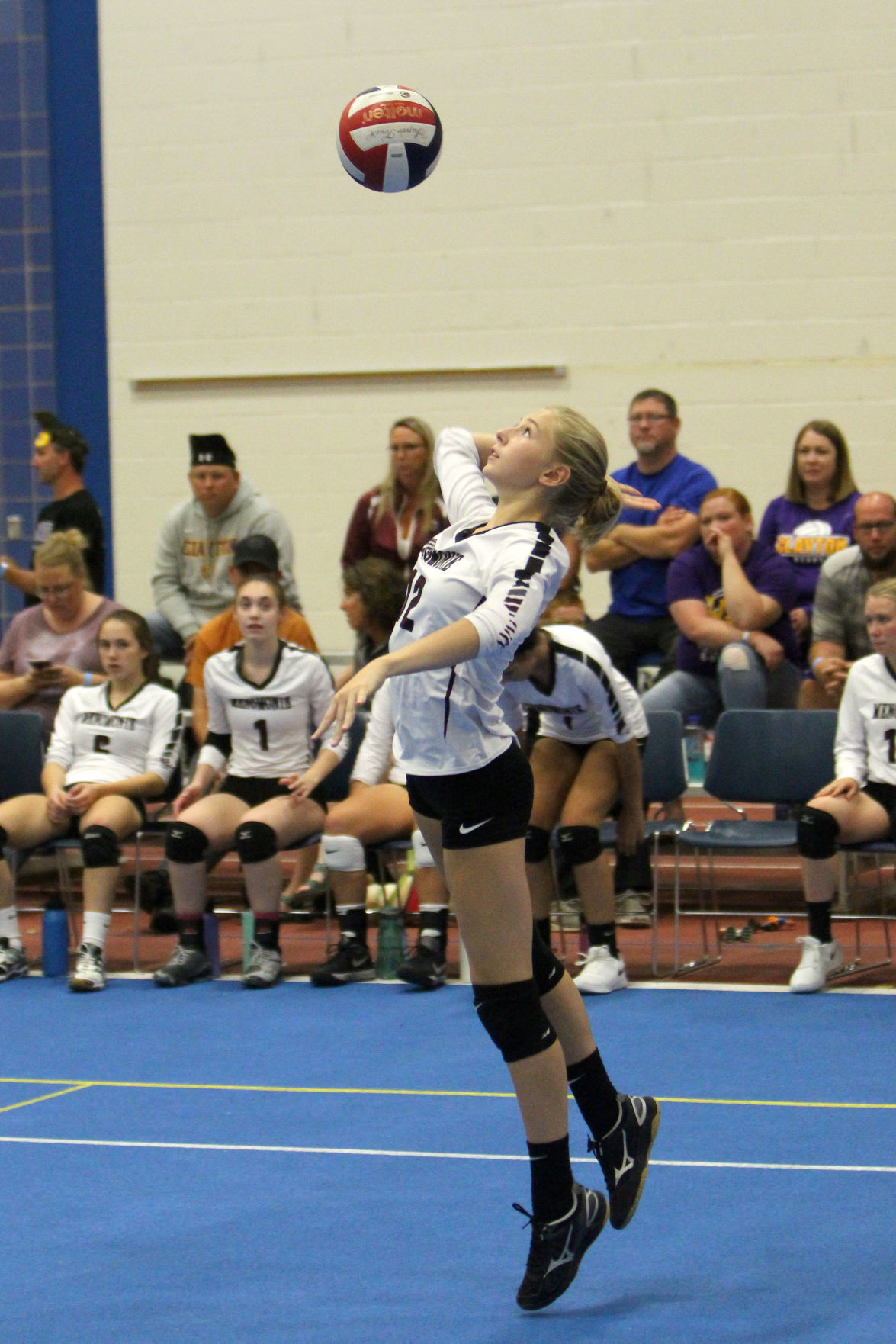 Prep volleyball sprawl at UW-Stout 8-31-19